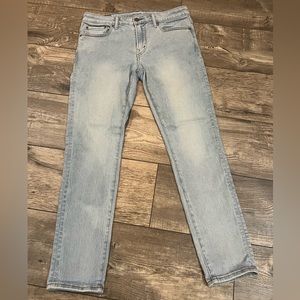 American Eagle light blue skinny jeans